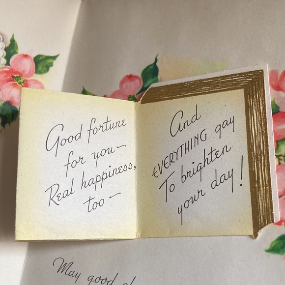 1940’s/50’s beautiful get well card - Picture 6 of 9